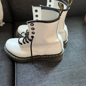 White Doc Martens 1460